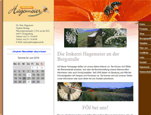 Tablet Screenshot of honigfreund.de